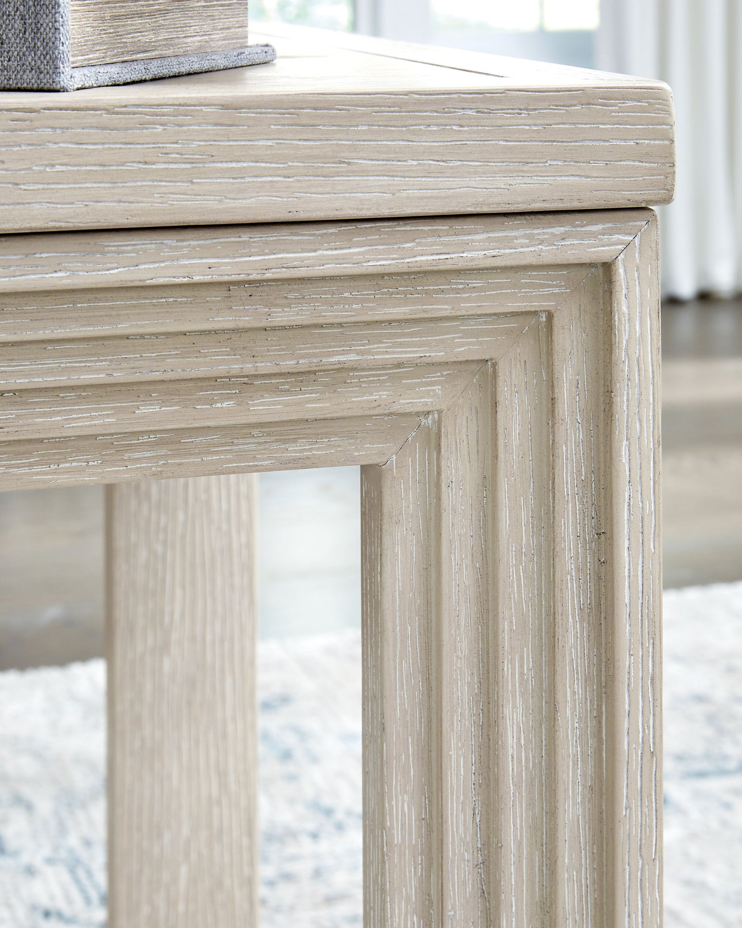 Marxhart - Bisque - Square End Table