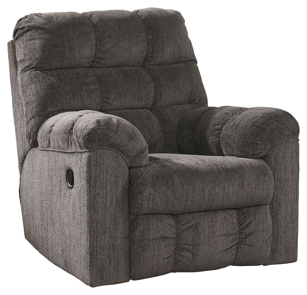 Acieona - Slate - Swivel Rocker Recliner