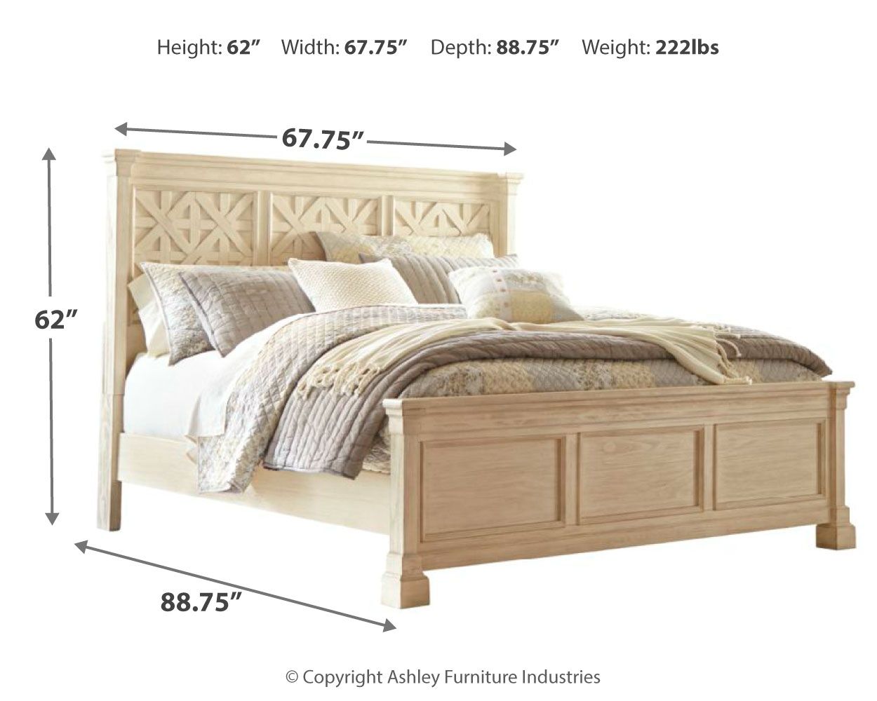 Bolanburg - Lattice Panel Bedroom Set