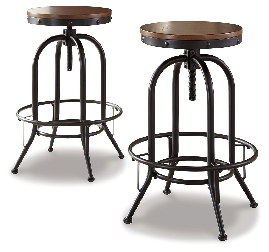 Valebeck - Swivel Barstool (Set of 2)