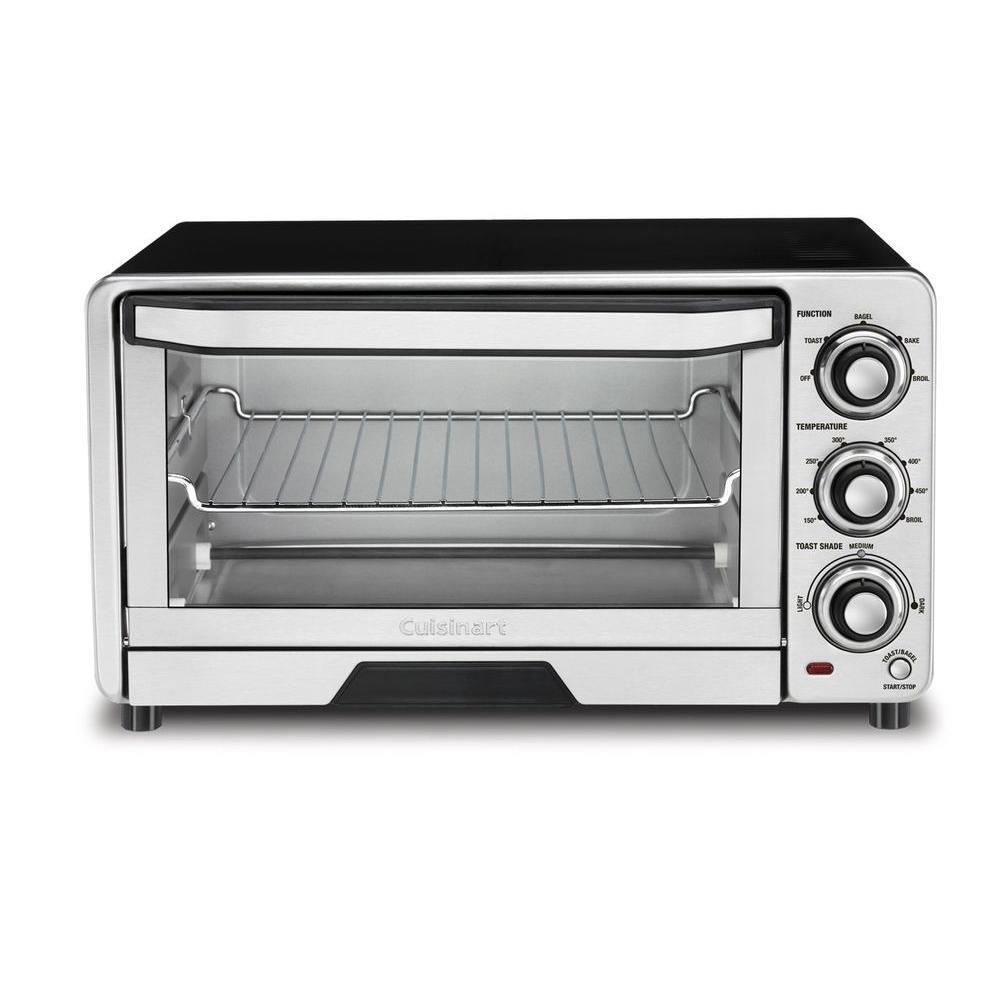 Cuisinart - Custom Classic Toaster Oven Broiler - Pearl Silver