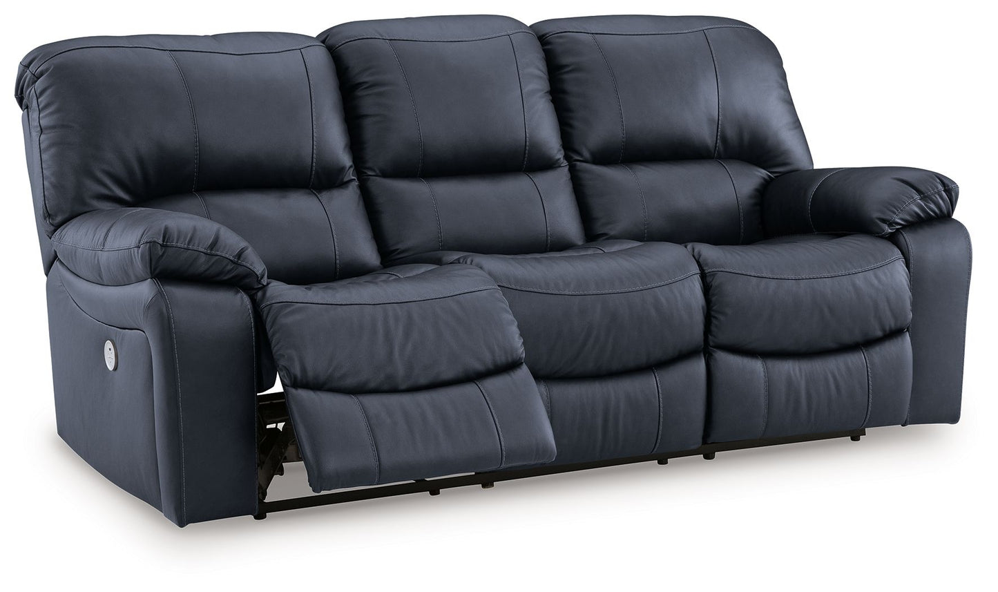 Leesworth - Ocean - 3 Pc. - Power Reclining Sofa, Power Reclining Loveseat, Power Rocker Recliner