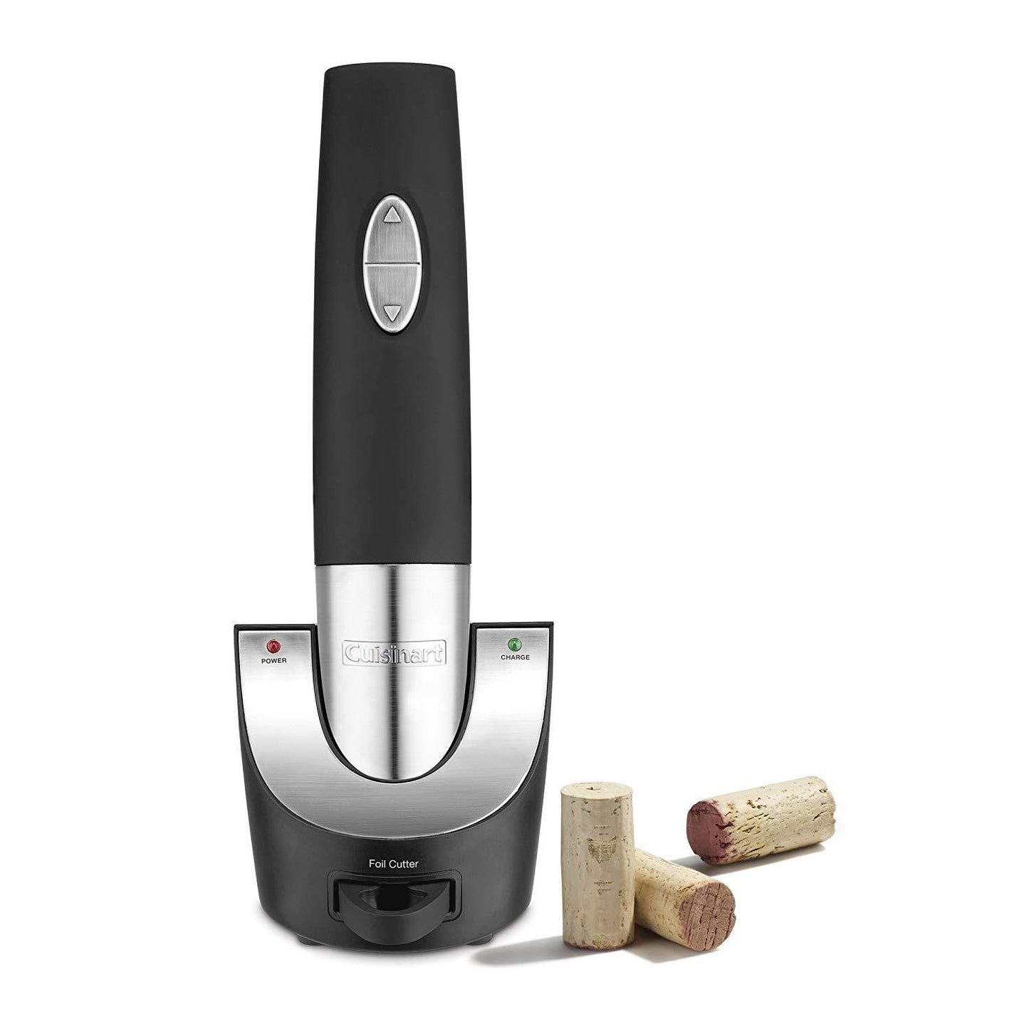 Cuisinart - Electric Cordless Wine Opener And Pump - Pearl Silver