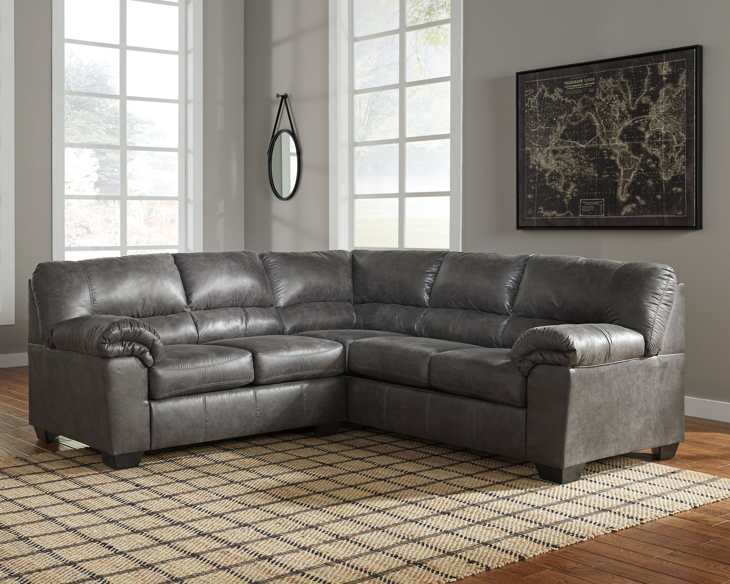 Bladen - Loveseat Sectional