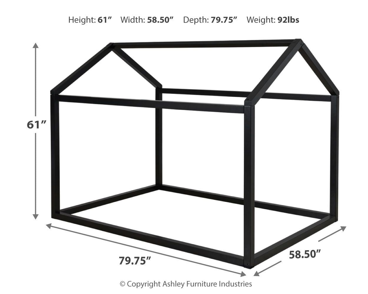 Flannibrook - House Bed Frame