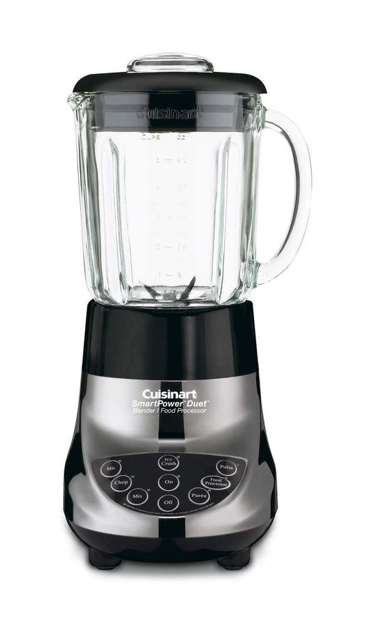 Cuisinart - Duet Blender Or Food Processor Brushed - Pearl Silver