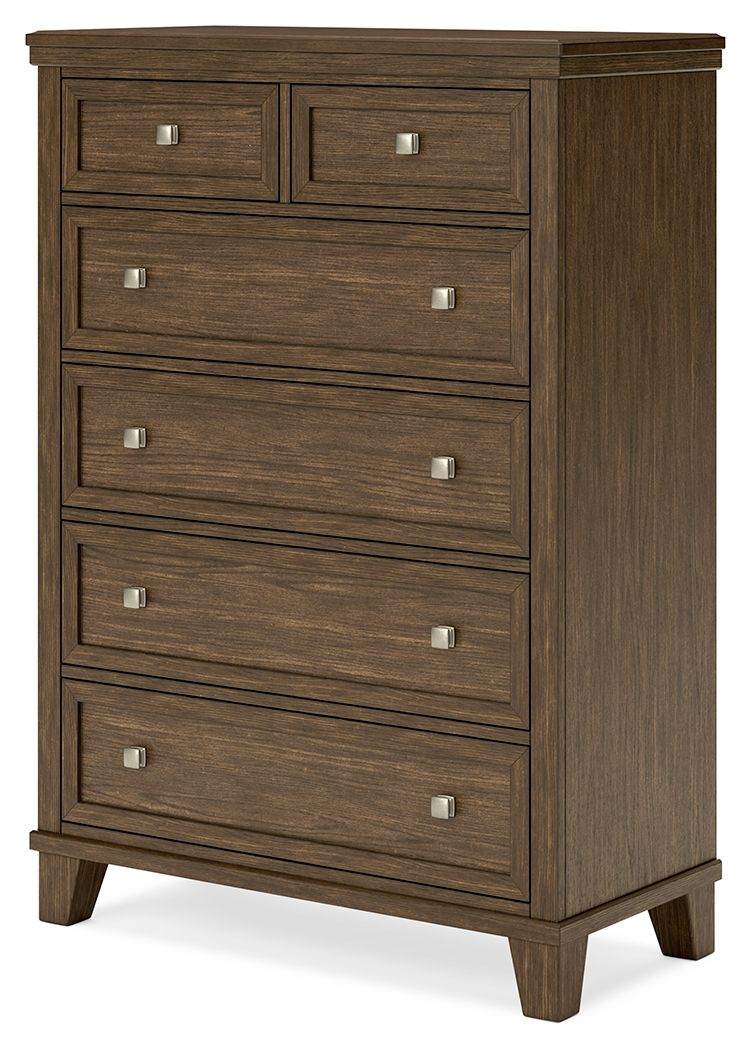 Shawbeck - Medium Brown - Six Drawer Chest