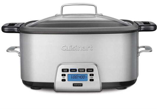 Cuisinart - 8 Qt 3-In-1 Multi Cooker - Pearl Silver