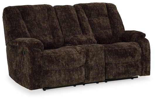 Soundwave - Reclining Loveseat W/Console