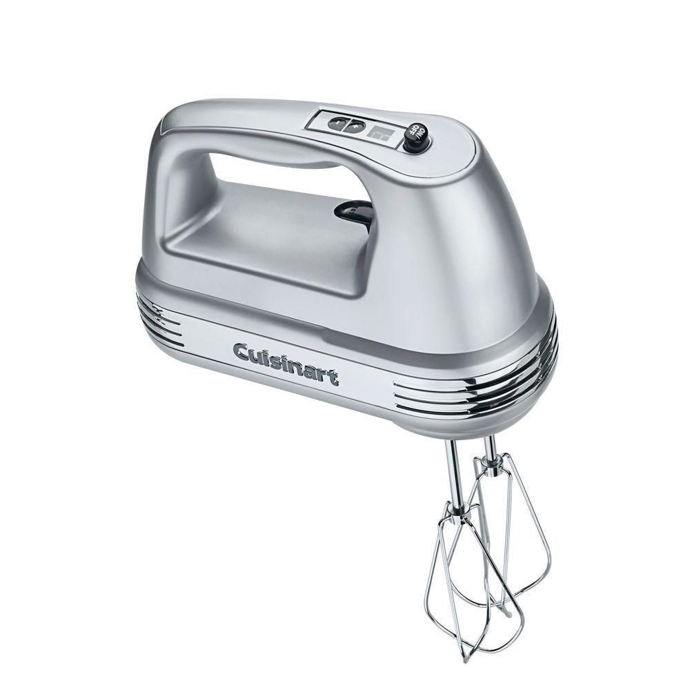 Cuisinart - Hand Mixer With Case - Brushed Chrome