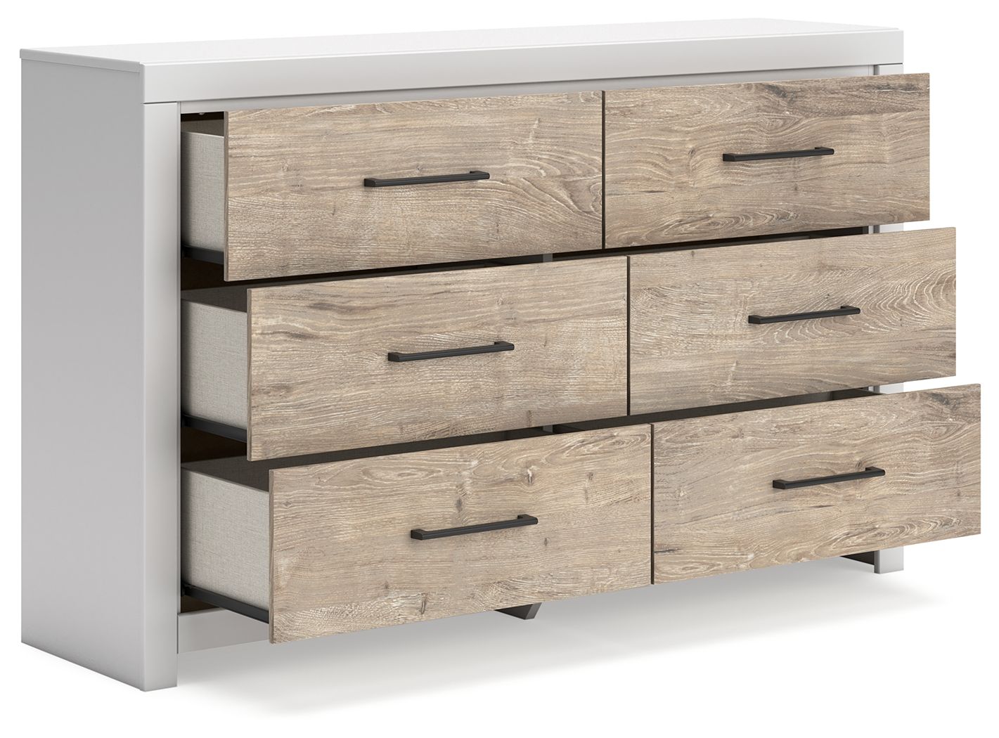 Charbitt - Two-tone - Six Drawer Dresser