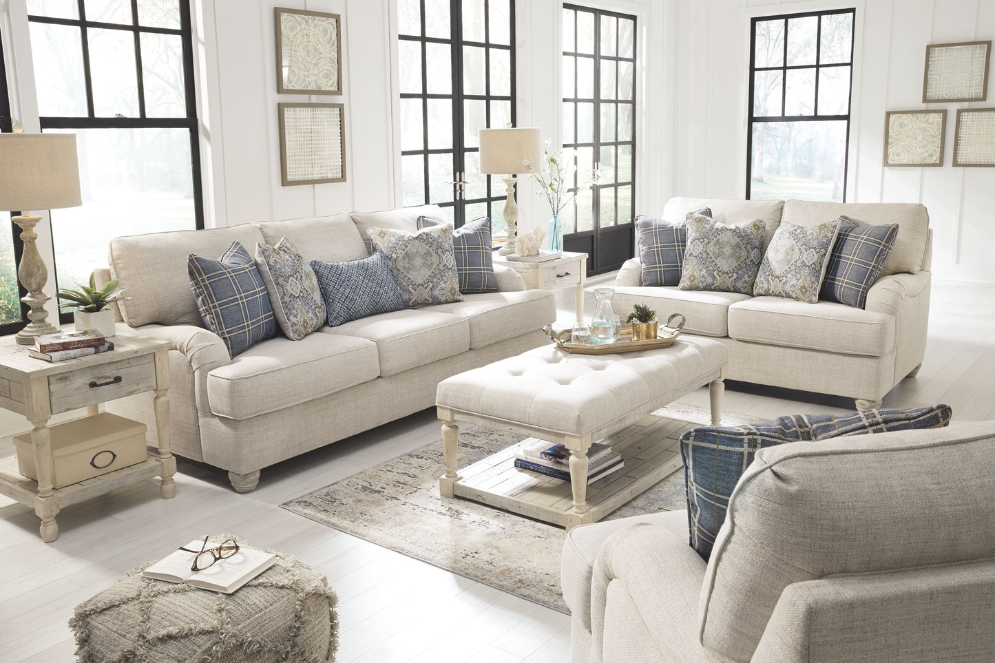 Traemore - Linen - Queen Sofa Sleeper