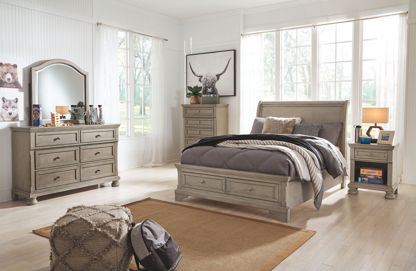 Lettner - Sleigh Bed