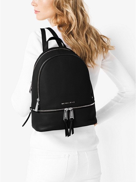 Michael Kors - Rhea Backpack - Silver Or Black